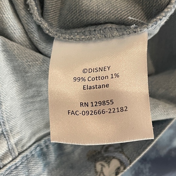 Disney Blue Denim Jacket with Mickey Character Print - Picture 9 of 10